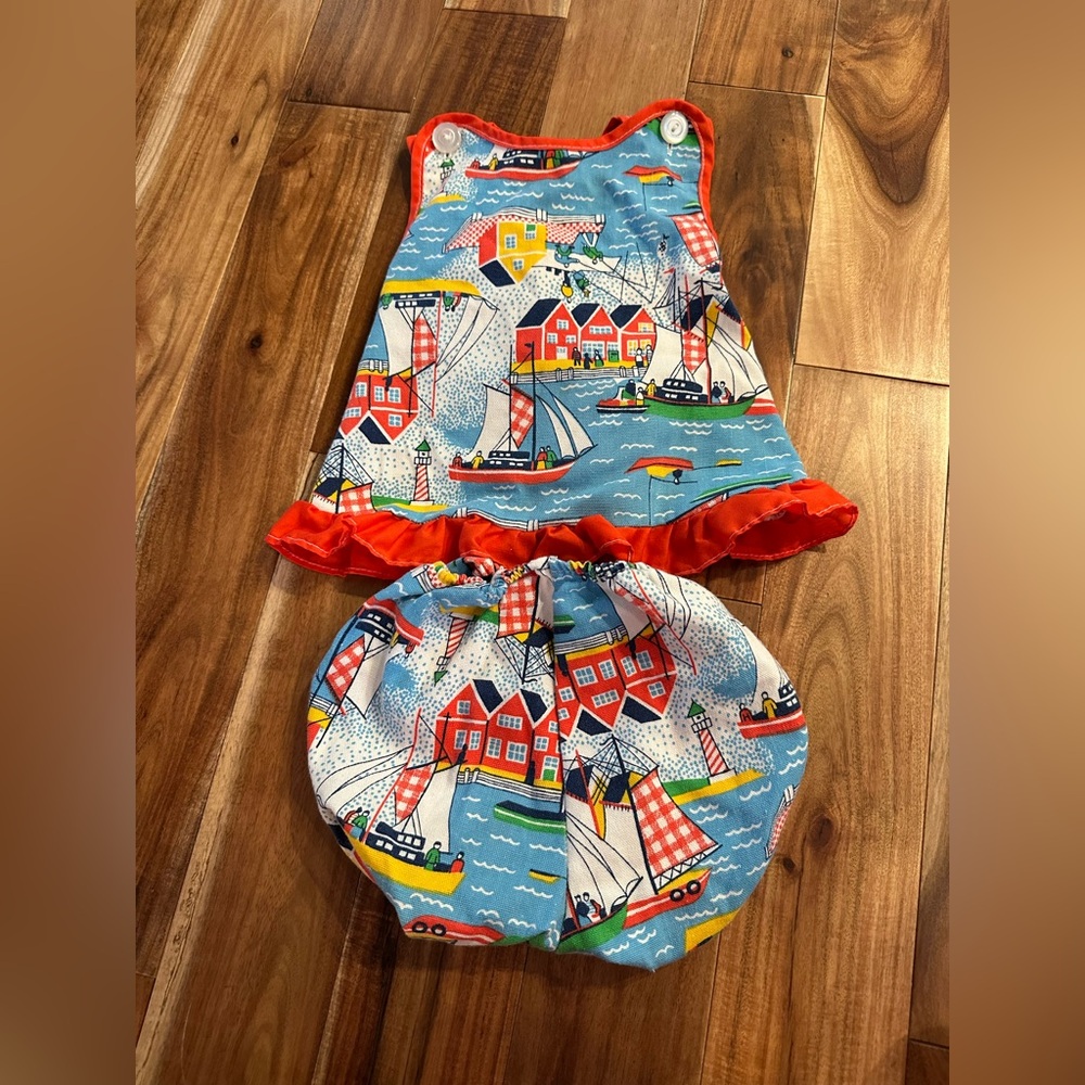 Vintage 1980’s Healthtex Nautical Toddler Set | 24M